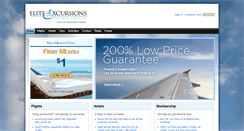 Desktop Screenshot of eliteexcursions.com